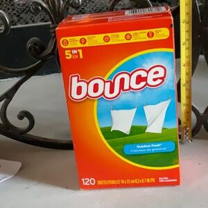 Bounce Fabric Softener DRYER SHEETS Outdoor Fresh 120 Sheets